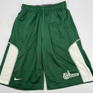 Nike Charlotte 49ers Mens Small Green Dri-FIT Basketball Shorts 473532-342